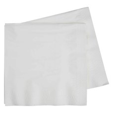FiveStar Lunch Napkin 33cm White P40